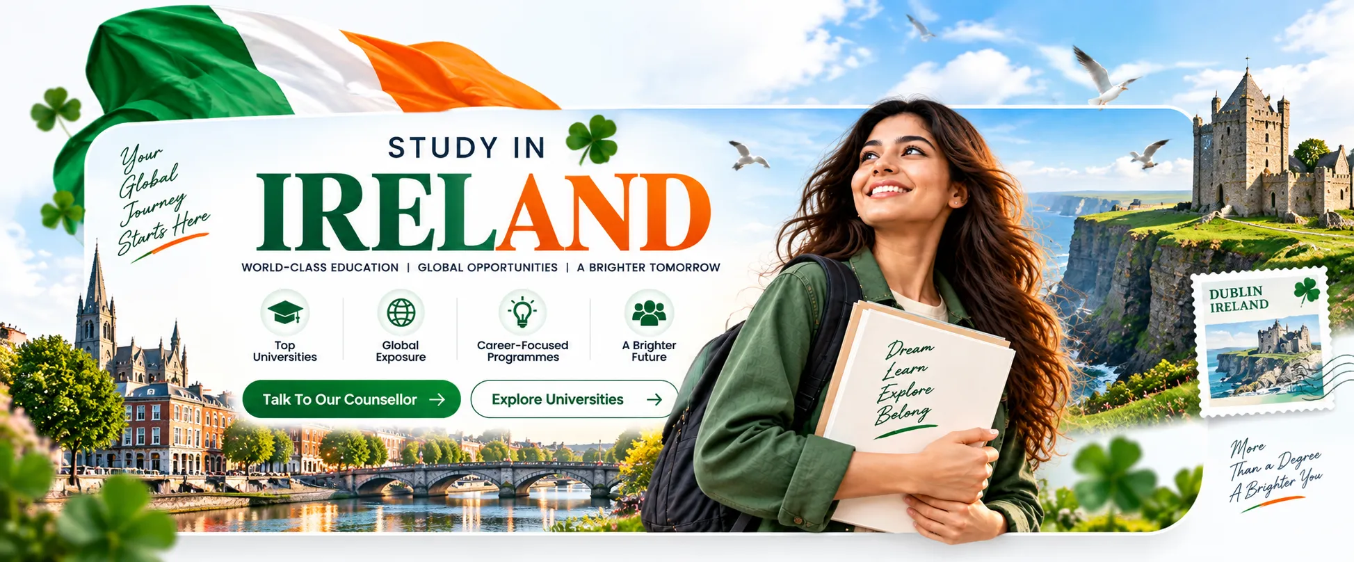 Study in Ireland banner