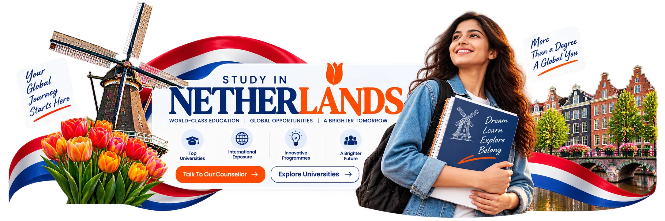 Study in the Netherlands banner