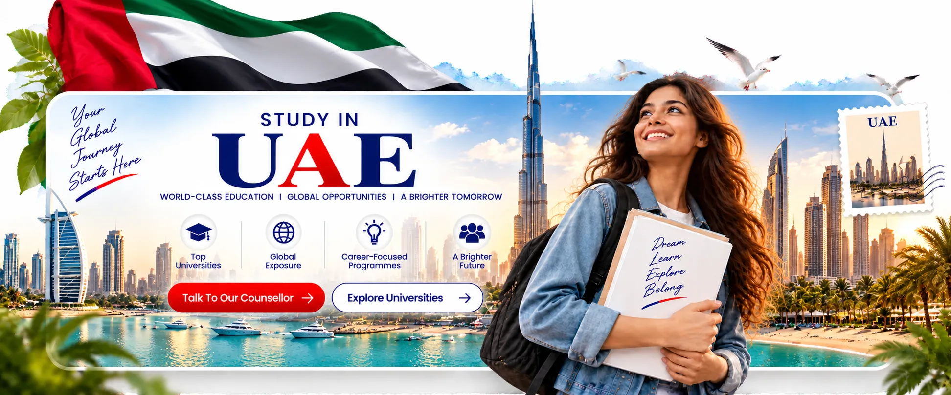Study in the UAE banner